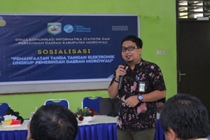 Diskominfo Morowali Sosialisasikan Pemanfaatan Tanda Tangan Elektronik