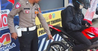 Satlantas Polres Morowali Tertibkan Knalpot Brong Di Jalan Trans Sulawesi  Areal Kompleks Perkantoran