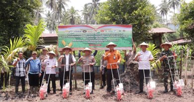 Penanaman Jagung Kuartal IV Secara  Serentak, Polres Morowali Targetkan  4 Ton Perhektar