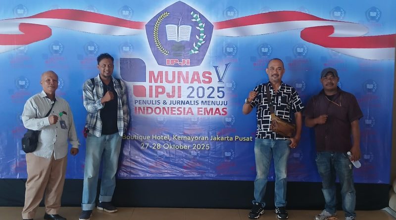 DPC IPJI Kota Depok Ikut Munas Ke V, di Golden Boutique Hotel, Kemayoran, Jakarta Pusat. 