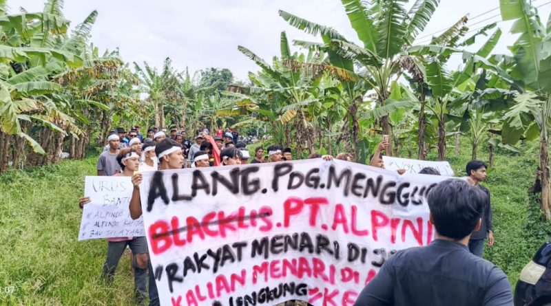 Dugaan Pencemaran dan Pelanggaran Perizinan, ALANG Gelar Aksi di Hari Sumpah Pemuda, Desak PT. ALPINDO Bertanggung Jawab