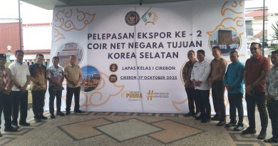 Telah Resmi dilakukan Pelepasan Ekspor Ke –2 Coir Net Negara Tujuan Korea Selatan 