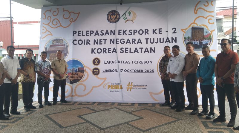 Telah Resmi dilakukan Pelepasan Ekspor Ke –2 Coir Net Negara Tujuan Korea Selatan 