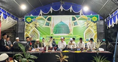 Maulid Akbar dan Haul Jam’iyah Assyahadatin Digelar di Musholah Arrozaq Kelurahan Perbutulan