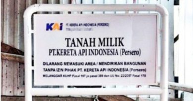 KAI Daop 3 Cirebon, Bagi yang Ingin Memanfaatkan Tanah Negara “Tempuh Perjanjian Kerjasama Sewa Menyewa”