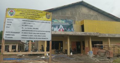 Realisasi DD Tahap 2 Sukamulya Bangun Sarana/Prasarana Olahraga Milik Desa