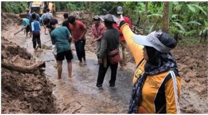 Jalan Kampung Salak Datar Kembali Normal, Warga Cimaja Apresiasi Respon Cepat Dinas PU Sukabumi