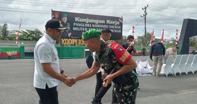 Pemkab Kotabaru Sambut Kunjungan Pangdam XXII/Tambun Bungai, Dorong Sinergi Pembangunan dan Disiplin Prajurit
