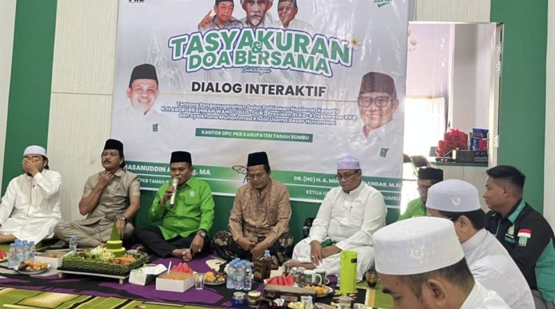 PKB Tanah Bumbu Rayakan Penghargaan Gelar Pahlawan Nasional untuk Gus Dur dan Syaikhona Kholil