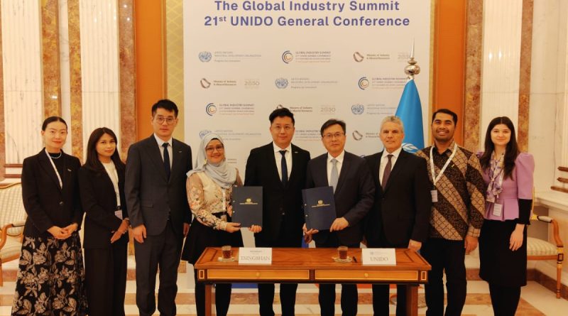 Penandatanganan Joint Declaration Bersama UNIDO, IMIP Tegaskan Komitmen Keberlanjutan Pasca COP 30