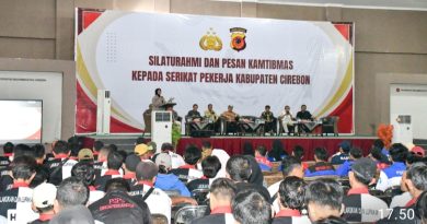 Polresta Cirebon Gelar Silaturahmi dan Berikan Pesan Kamtibmas Kepada Serikat Pekerja