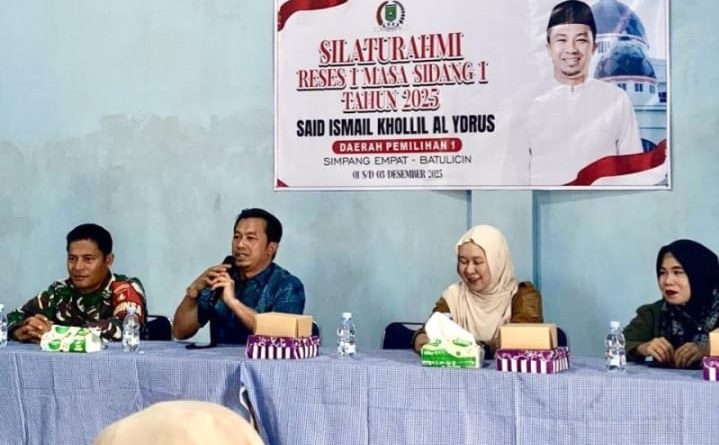Serap Aspirasi Warga, Said Ismail Kholil Alydrus Janji Kawal Perbaikan PJU hingga Drainase di Simpang Empat