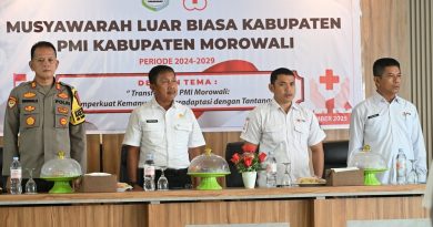 Sekda Yusman Mahbub Buka Musyawarah Luar Biasa PMI Morowali 2024–2029