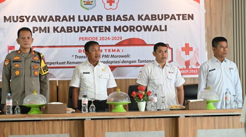 Sekda Yusman Mahbub Buka Musyawarah Luar Biasa PMI Morowali 2024–2029 Sekda Yusman Mahbub Buka Musyawarah Luar Biasa PMI Morowali 2024–2029