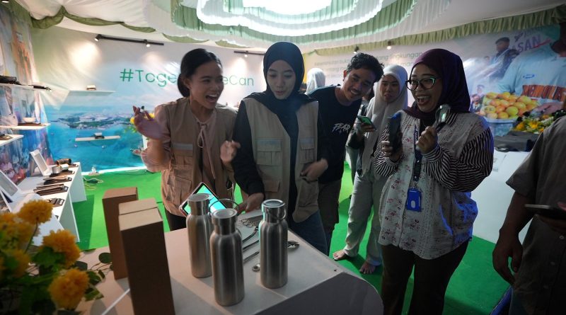 “Games Spin The Wheel” San Job Fair IMIP, Souvenir  Tahan Karat Berbahan Baku Nikel Menjadi Daya Tarik Pengunjung