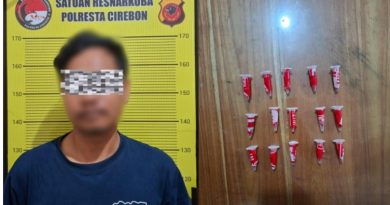 Polresta Cirebon Amankan Pengedar Sabu di Plumbon