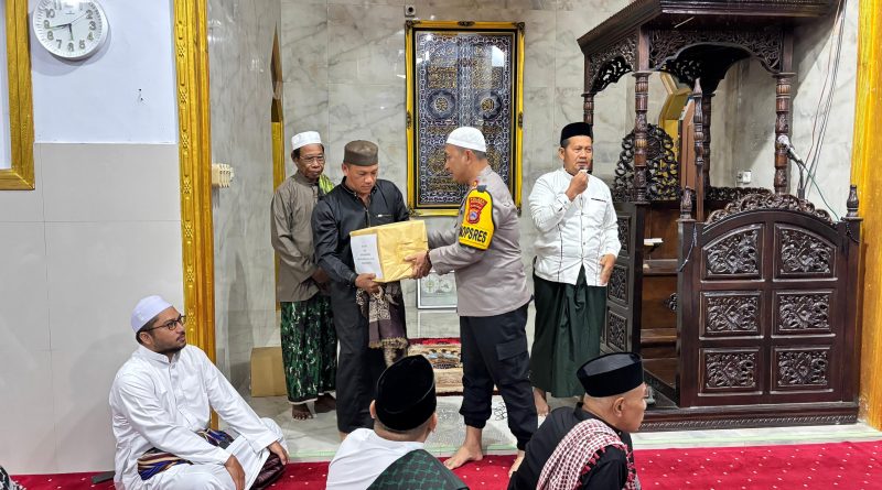 Perkuat Harkamtibmas Jelang Ramadhan Polres Morowali Gelar Subuh Berkah